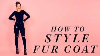 How to Wear Faux Fur Coat [upl. by Gisela15]