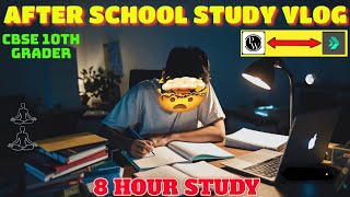 After School Study Vlog As a Cbse 10 Grader  Class 10th Study Vlog With Pw and Nt [upl. by Nae]