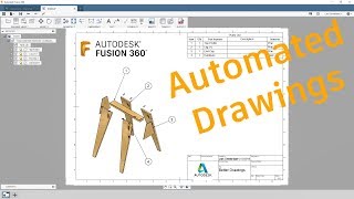 How To Make Automated Drawings — Fusion 360 Tutorial — LarsLive 171 [upl. by Annaiviv]