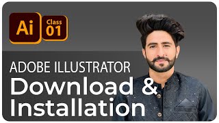 How to download and install Adobe Illustrator UrduHindi  Class 1 [upl. by Arvo854]