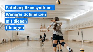 Patellaspitzensyndrom  Weniger Schmerzen durch isometrische Übungen [upl. by Nnyw]