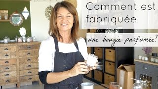 Atelier Virginie comment est fabriquée une bougie parfumée artisanat  bonus [upl. by Simmons]