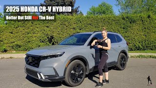 2025 Honda CRV Hybrid Review Great MPG But Lacks Cargo amp Towing [upl. by Alliuqa875]