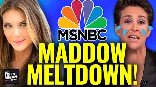 Chief Leftist Queen Rachel Maddow Has UNHINGED Meltdown Live On Air [upl. by Salene]