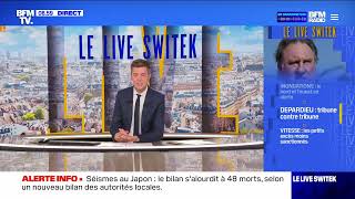 BFMTV  Première du Live Switek avec Maxime Switek teasing début — 2 janvier 2024 9h [upl. by Petuu]