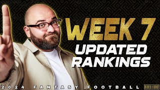 Week 7 Updated Rankings  2024 Fantasy Football [upl. by Baram]