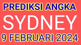 PREDIKSI ANGKA MAIN SDY HARI INI 9 FEBRUARI 2024 [upl. by Llerud]