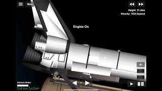 Space Shuttle Columbia reentry disaster in SFS [upl. by Warfourd]