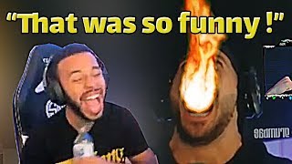 Hamlinz Reacts to Our Nickmecrs Montage quotWe Enhanced Nickmercs with this Fortnite Editquot [upl. by Korb432]