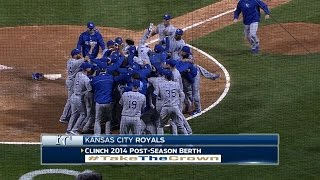 Royals clinch first playoff spot since 1985 [upl. by Sivrep]