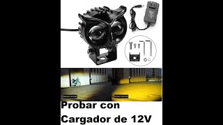 Cómo Probar Faros de Búho con un cargador de 12v [upl. by Gillespie520]