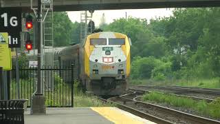 VIA Train 41 Westbound Brockville VIA Station Stop June 19 2024 [upl. by Notloc]