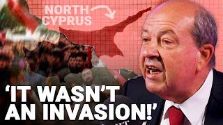 It wasnt an invasion  Ersin Tatar demands embargoes lifted and north Cyprus recognised [upl. by Alahc628]