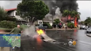 Plane Broke Apart In Midair Before Slamming Into Yorba Linda Home Killing 5 [upl. by Umont561]