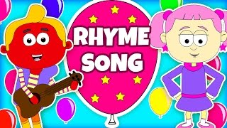 Rhyme Song  Rhyming Song for Children  Let Us Rhyme with Teehee Town [upl. by Annij25]