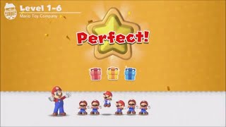 Mario vs Donkey Kong  W16  Mario Toy Company World 1  Level 6 🗝️ All Presents  Gifts 🎁🎁🎁 [upl. by Ester383]