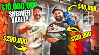 This 10 Million Dollar Sneaker Vault Will BLOW YOUR MIND Inside Project Blitz INSANE Collection [upl. by Rosenblum]