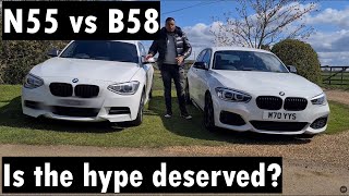 Can the B58 be that much better than N55  BMW M140i vs BMW M135i F20 [upl. by Ennahteb]