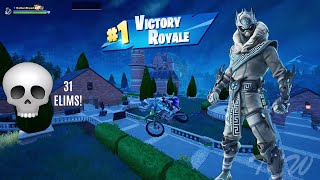 Northern Comfort 🧊  Fortnite ZB Solo Squads Gameplay  31 Eliminations [upl. by Nemzaj]