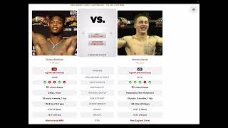 Terrance McKinney vs Brendon Marotte Prediction ufcvegas81 terrancemckinney brendonmarotte [upl. by Oderfliw]