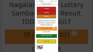 Lottery songbad 01282021 [upl. by Eylhsa]