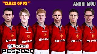 PES 2020  MANCHESTER UNITED 1997  CLASS OF 92 [upl. by Ecyaj185]