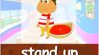 Classroom Commands English for Children Good TPR Lesson [upl. by Odnomra]