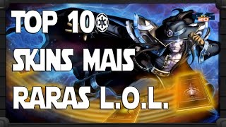 TOP 10  Skins Raras de League of Legends [upl. by Willet431]