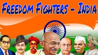 Indian Freedom Fighters  India Independence  Kid2teentv [upl. by Eimoan182]