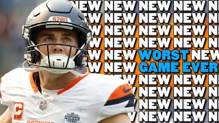 The New NEW24 Worst Game Ever Broncos vs Seahawks [upl. by Akyre]