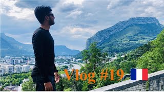 Grenoble surrounded by Alps  Exploring Le Rabot  Indian Student in France  Nasim Parvez Vlog [upl. by Blanchard]