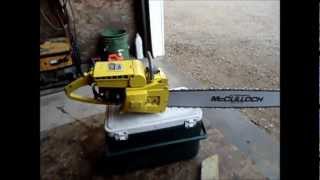 Mcculloch Chainsaw 140 with 32 inch bar and chain [upl. by Hauhsoj330]