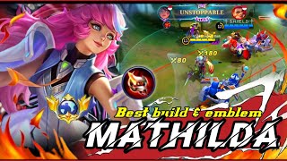 MATHILDA NERF INI BUILD MATHILDA TERSAKIT 2023 BUILD MATHILDA TERSAKIT TERBARU TOP GLOBAL MOBILE [upl. by Tulley]