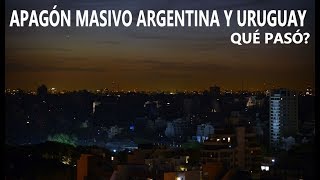 Apagón Masivo en Argentina y Uruguay Millones de Personas Sin Luz  Alta Actividad Sísmica [upl. by Florella]