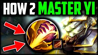 How to Master Yi amp CARRY for Beginners Best BuildRunes Master Yi Jungle Guide Season 14 [upl. by Orelee]