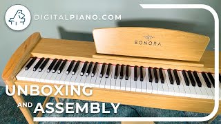 📦 Sonora SDP3  Unboxing amp Assembly  Digitalpianocom [upl. by Netti216]