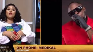 Medikal Speaks On Why He Performed With Sister Derby  Utv United Showbiz [upl. by Ludovika]