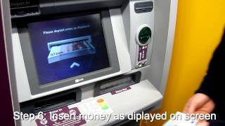 How to lodge money in a Cash and Cheque lodgment ATM [upl. by Lynette]