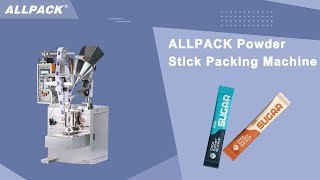 How to control this powder packaging machine for sachet and stick packaging [upl. by Holt]