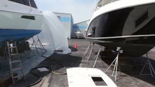 Antifouling Removal using wet blasting [upl. by Anselma]