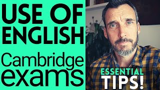 HOW TO PASS USE OF ENGLISH  CAMBRIDGE ENGLISH EXAMS TIPS  FCE CAE CPE ADVICE amp HELP B2 C1 C2 [upl. by Ailefo]