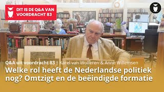 QampA Karel van Wolferen over Pieter Omtzigt en de formatie  Welke rol heeft de Nederlandse politiek [upl. by Frulla618]