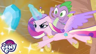 My Little Pony en français 🦄 DOUBLE ÉPISODE  Le Royaume de Cristal  La magie de lamitié  MLP [upl. by Gian]