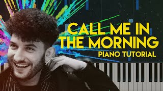 Billy Lockett  Call Me In The Morning  Piano Tutorial [upl. by Bran]