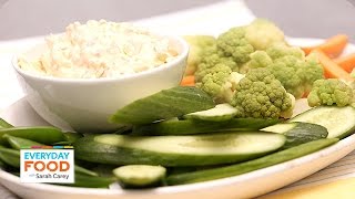 Garden Veggie Dip Recipe  Everyday Food with Sarah Carey [upl. by Eltsyek12]