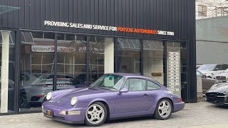 1992 Porsche 911 964 Carrera Coupe For Sale at Weissach with Mike Jones WalkArounrd [upl. by Jenei]