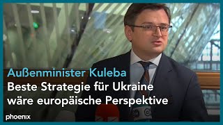 Statement des ukrainischen Außenministers Kuleba am 21022022 [upl. by Anitra128]