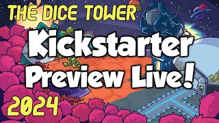 Dice Tower 2024 Kickstarter Preview [upl. by Anaili]