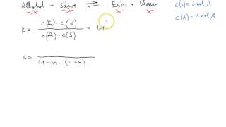 Berechnung von Gleichgewichtszusammensetzungen mit dem Massenwirkungsgesetz [upl. by Slater597]