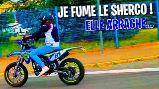 J’ESSAYE UN SHERCO SMR 2020  rupteur direct [upl. by Terrel]